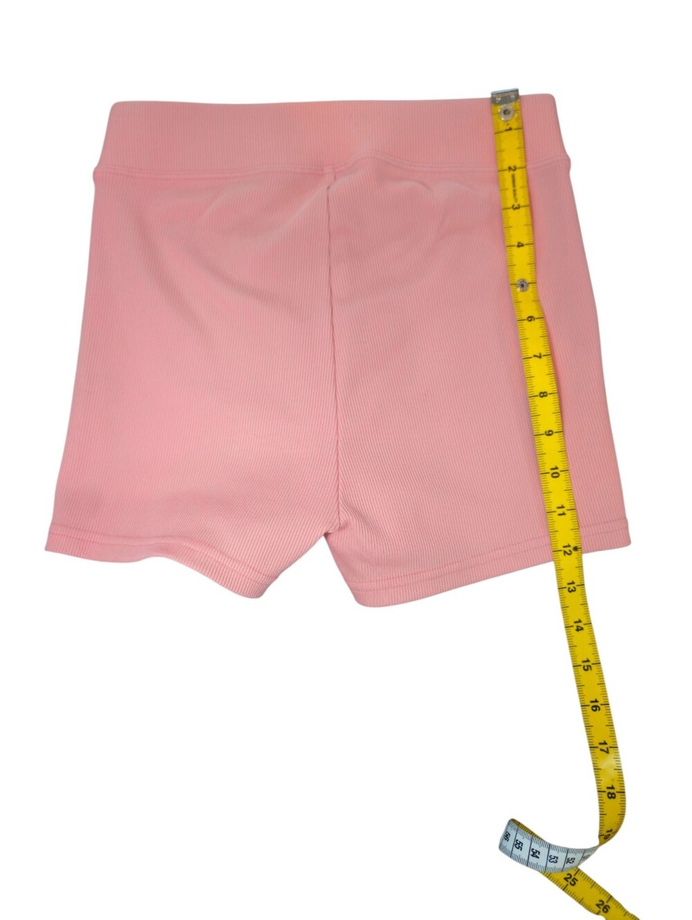 Alo Yoga Goddess Ribbed High Waist Hot Shorts Pink XS Ribbed Activewear - Picture 7 of 8